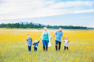 Leah Hope Photography | Flagstaff Flower Field Family Pictures