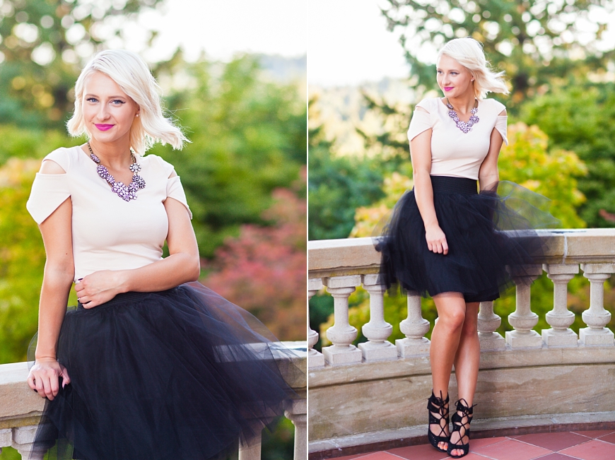 Leah Hope Photography | Downtown Portland Oregon Pittock Mansion Fashion Blogger Pictures
