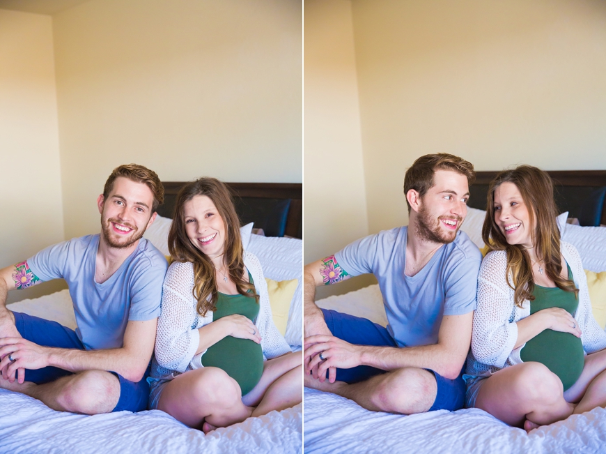 Leah Hope Photography | Indoor Lifestyle Maternity Pictures