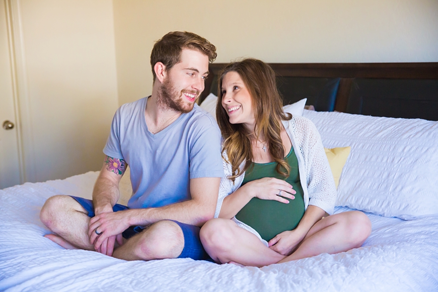 Leah Hope Photography | Indoor Lifestyle Maternity Pictures
