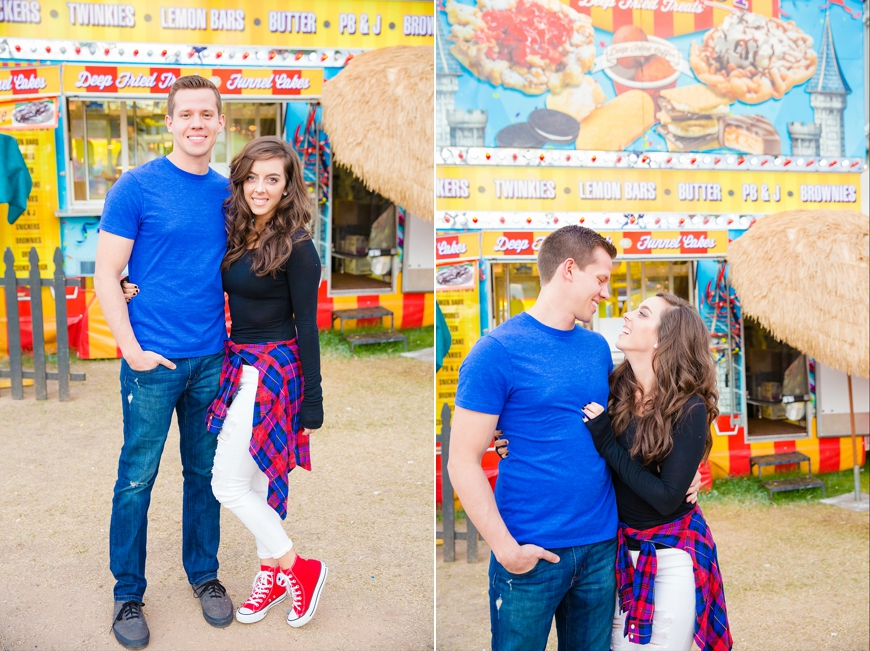 Leah Hope Photography | Colorful Arizona State Fair Couple Pictures