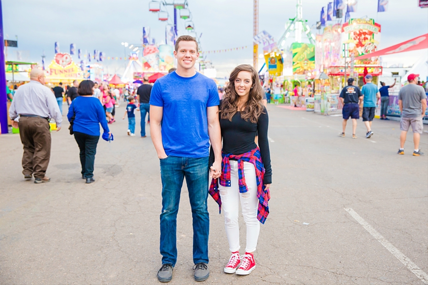 Leah Hope Photography | Colorful Arizona State Fair Couple Pictures