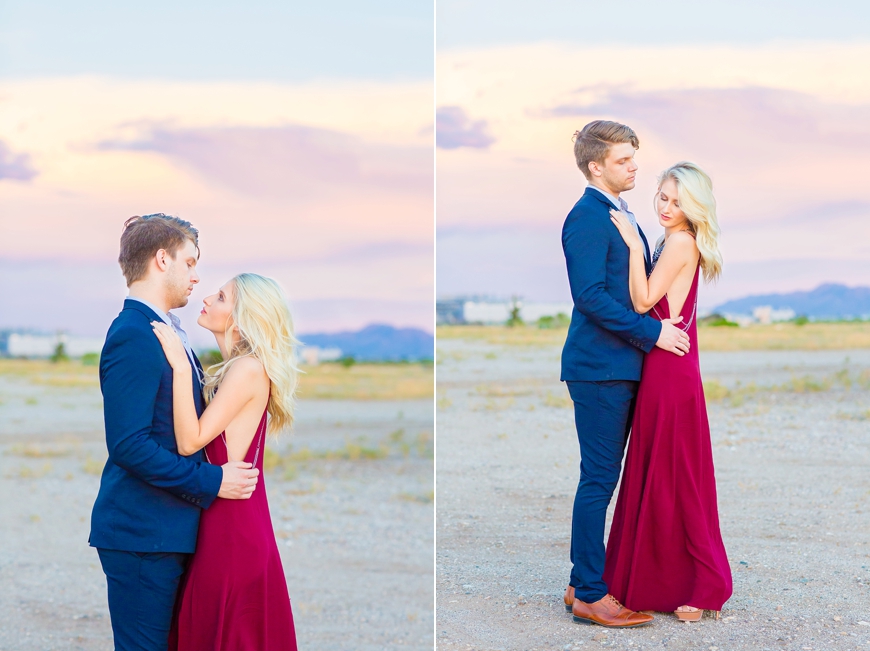 Leah Hope Photography | Arizona Abandoned Airplane Couple Pictures
