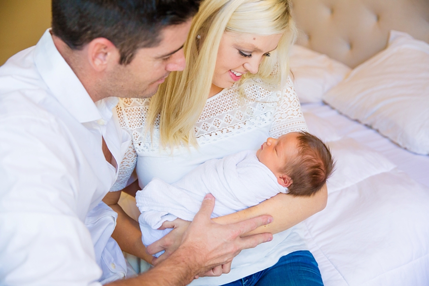 Leah Hope Photography | Phoenix Indoor Lifestyle Newborn Pictures