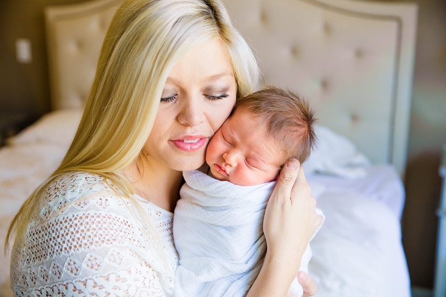 Leah Hope Photography | Phoenix Indoor Lifestyle Newborn Pictures
