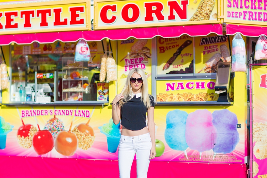 Leah Hope Photography | Arizona State Fair Cotton Candy Fashion Blogger Pictures