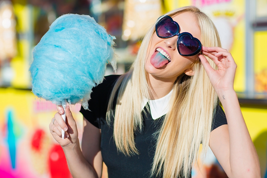 Leah Hope Photography | Arizona State Fair Cotton Candy Fashion Blogger Pictures