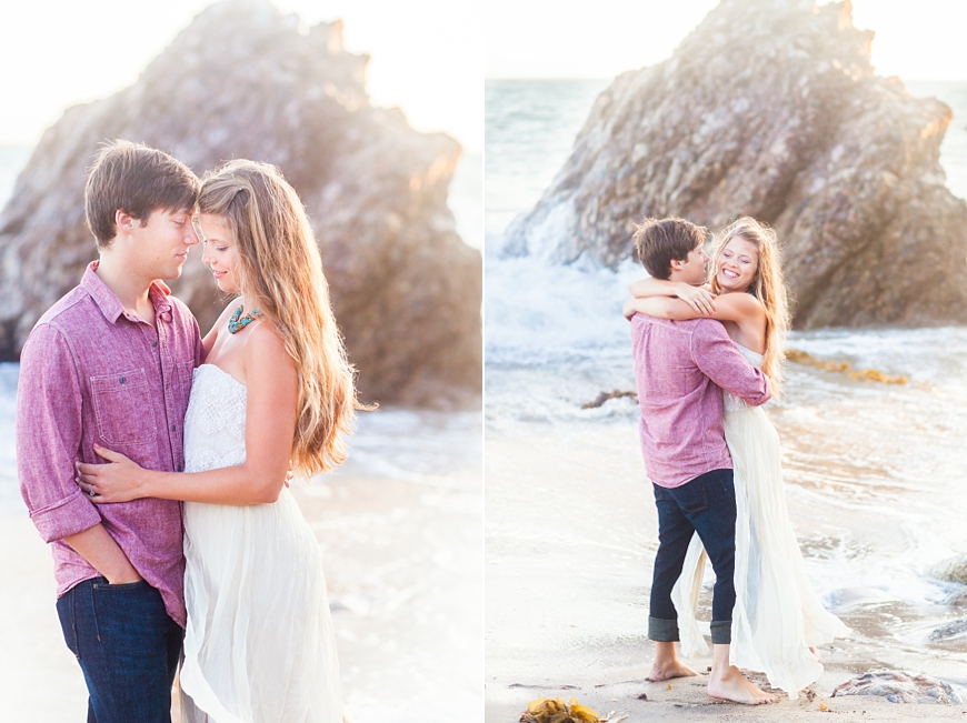 Leah Hope Photography | Santa Monica Beach Couple Pictures
