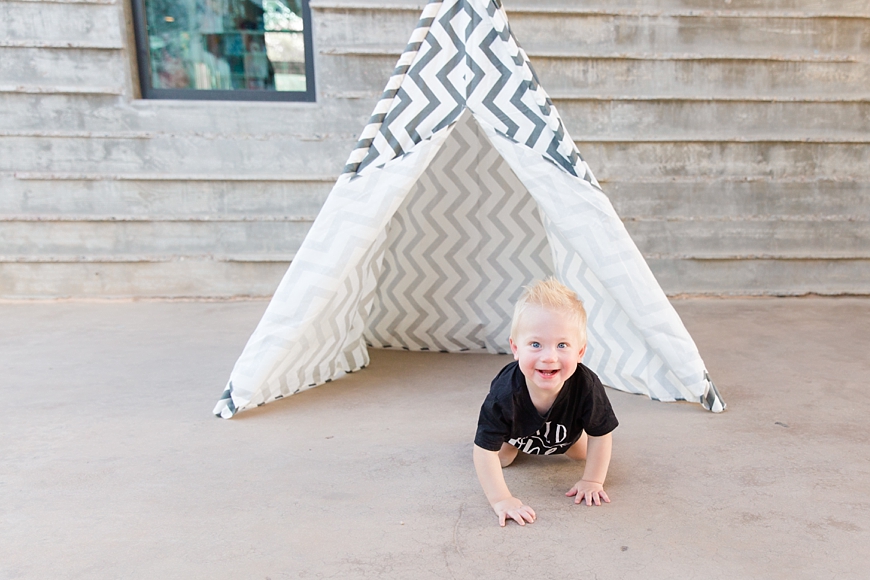 Leah Hope Photography | Scottsdale Teepee Themed One Year Old Pictures