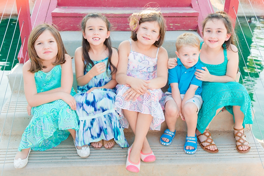 Leah Hope Photography | Outdoor Arizona Encanto Park Spring Colors Family Pictures