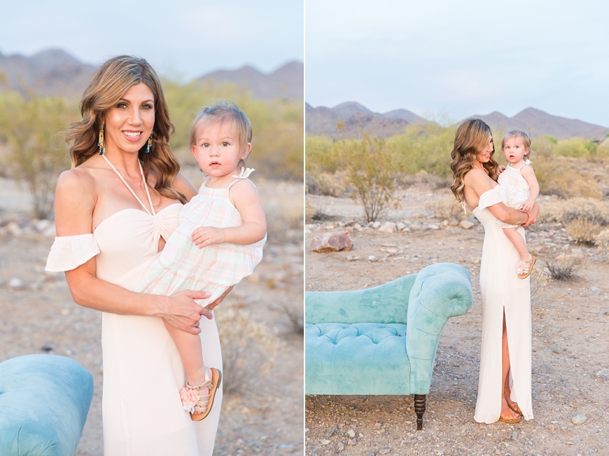 Leah Hope Photography | Phoenix Scottsdale Arizona Desert Family Mother Daughter Floral Crown Pictures