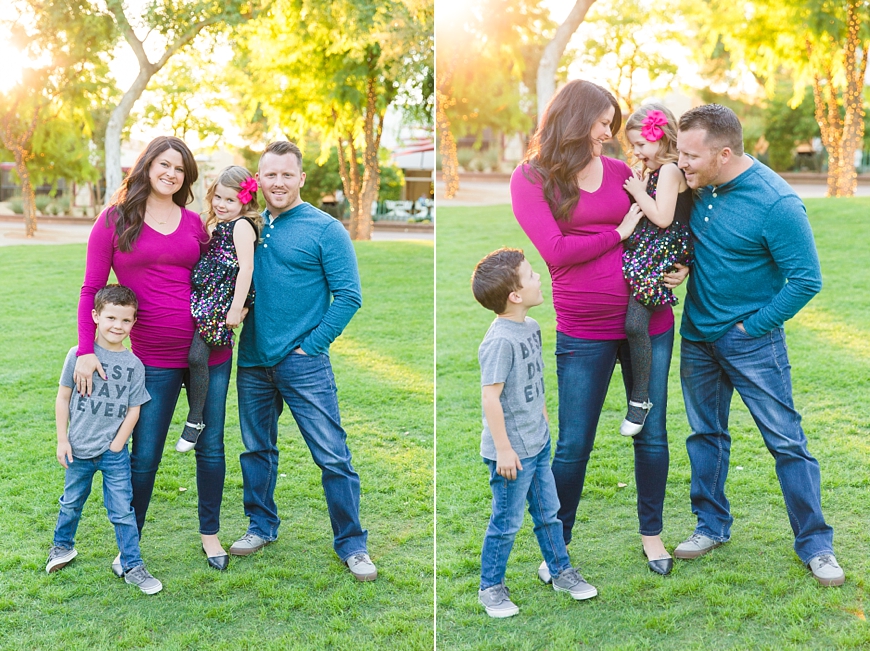 Leah Hope Photography | Outdoor Fall Phoenix Arizona Old Town Scottsdale Family Pictures Mini Session