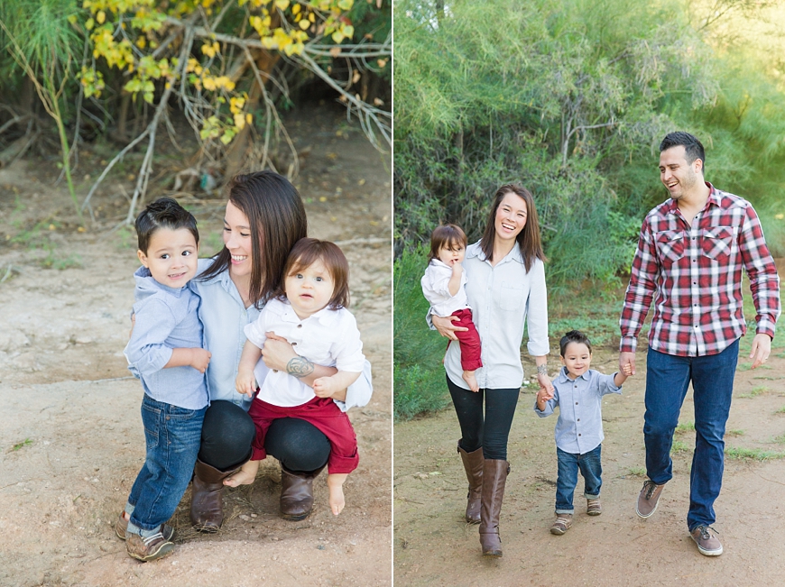 Leah Hope Photography | Outdoor Scottsdale Arizona First Year Family Photos Cake Smash