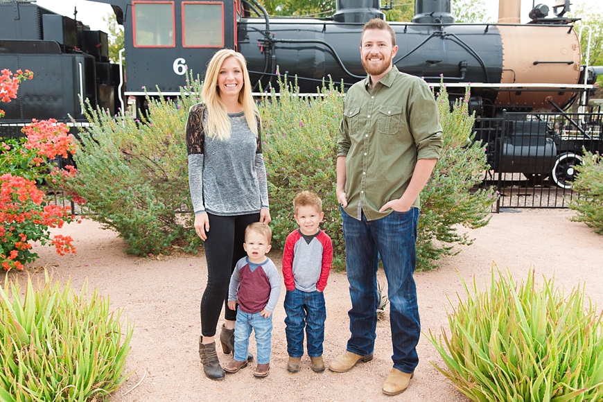 Leah Hope Photography | Scottsdale Arizona Train Park Lifestyle Family Pictures