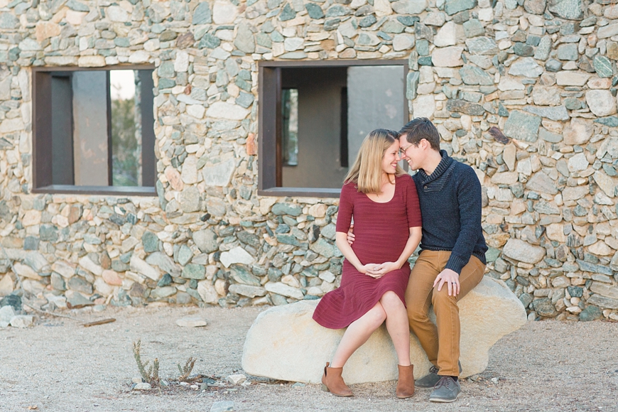 Leah Hope Photography | Phoenix Arizona South Mountain Desert Rustic Expecting Maternity Photos