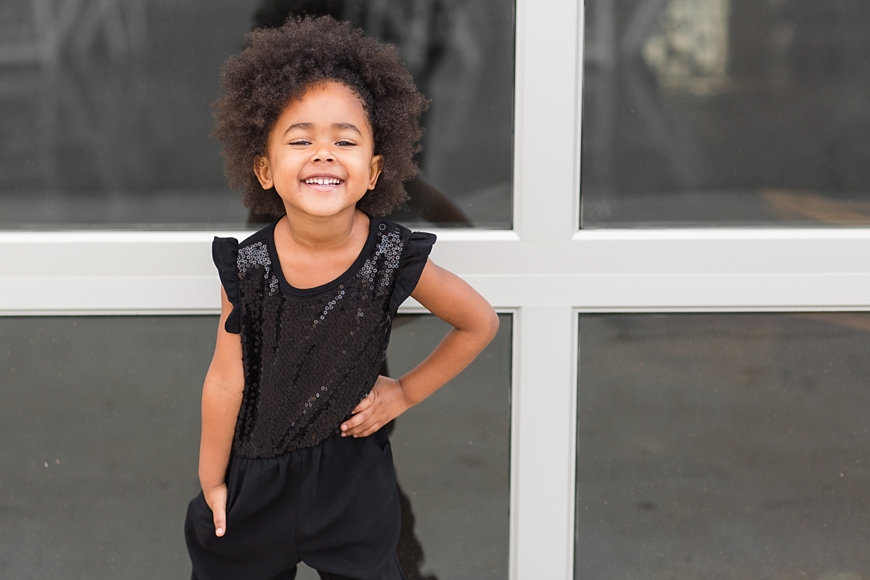 Leah Hope Photography | Downtown Phoenix Arizona Urban City Chic Child Model Natural Hair Pictures