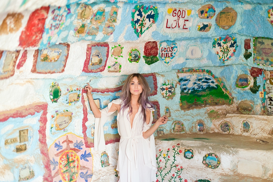 Leah Hope Photography | Salvation Mountain California Colorful Free People Fashion Model Pictures