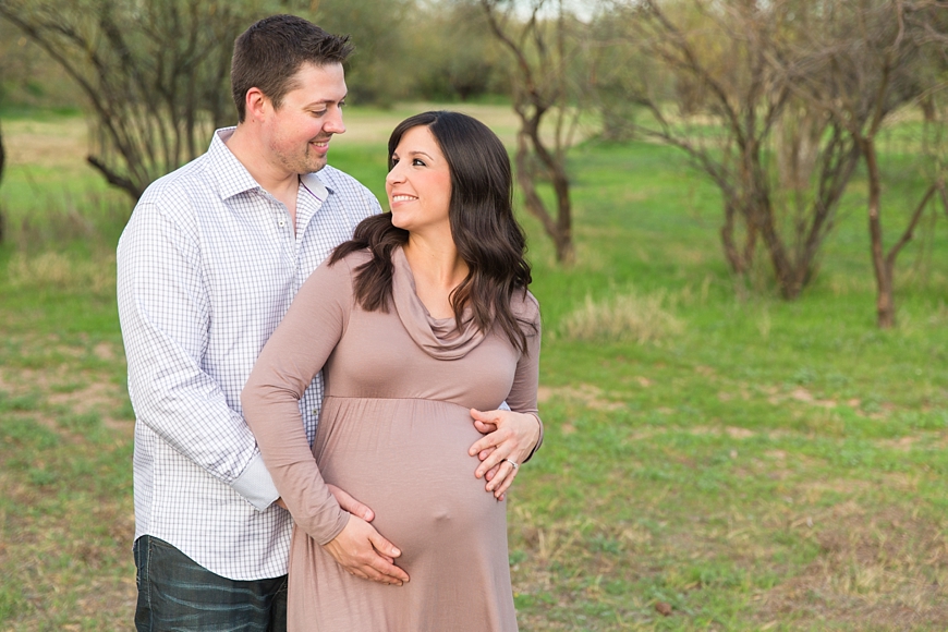 Leah Hope Photography | Green Nature Scottsdale Phoenix Arizona Outdoor Family Maternity Pictures