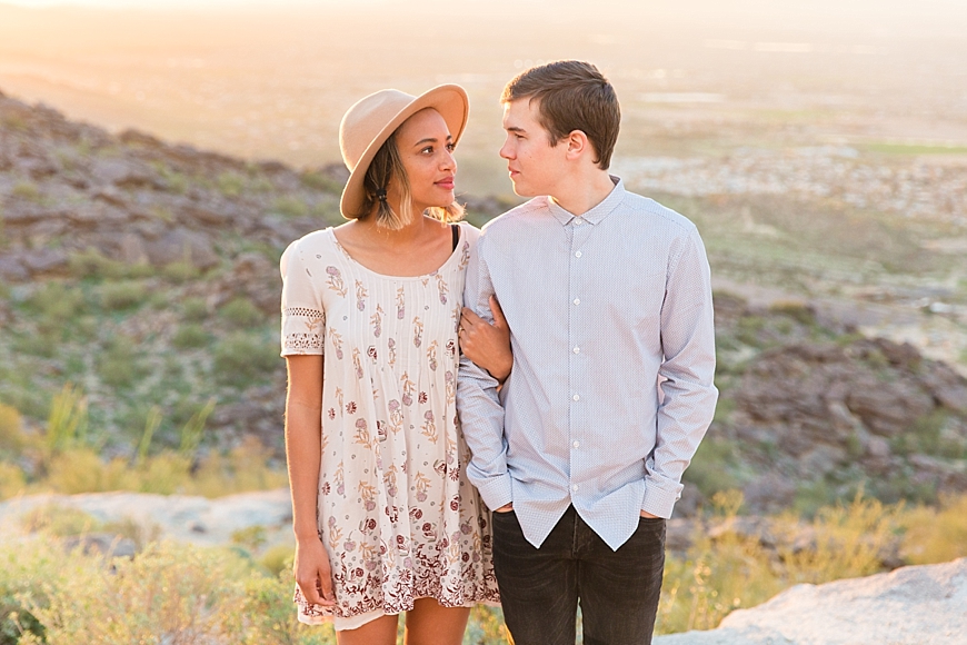 Leah Hope Photography | South Mountain Central Phoenix Arizona Couple Engagement Pictures