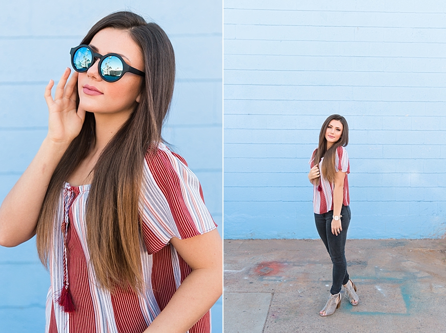 Leah Hope Photography | Downtown Phoenix Arizona Mural Coffee Shop Fashion Blogger Model Pictures