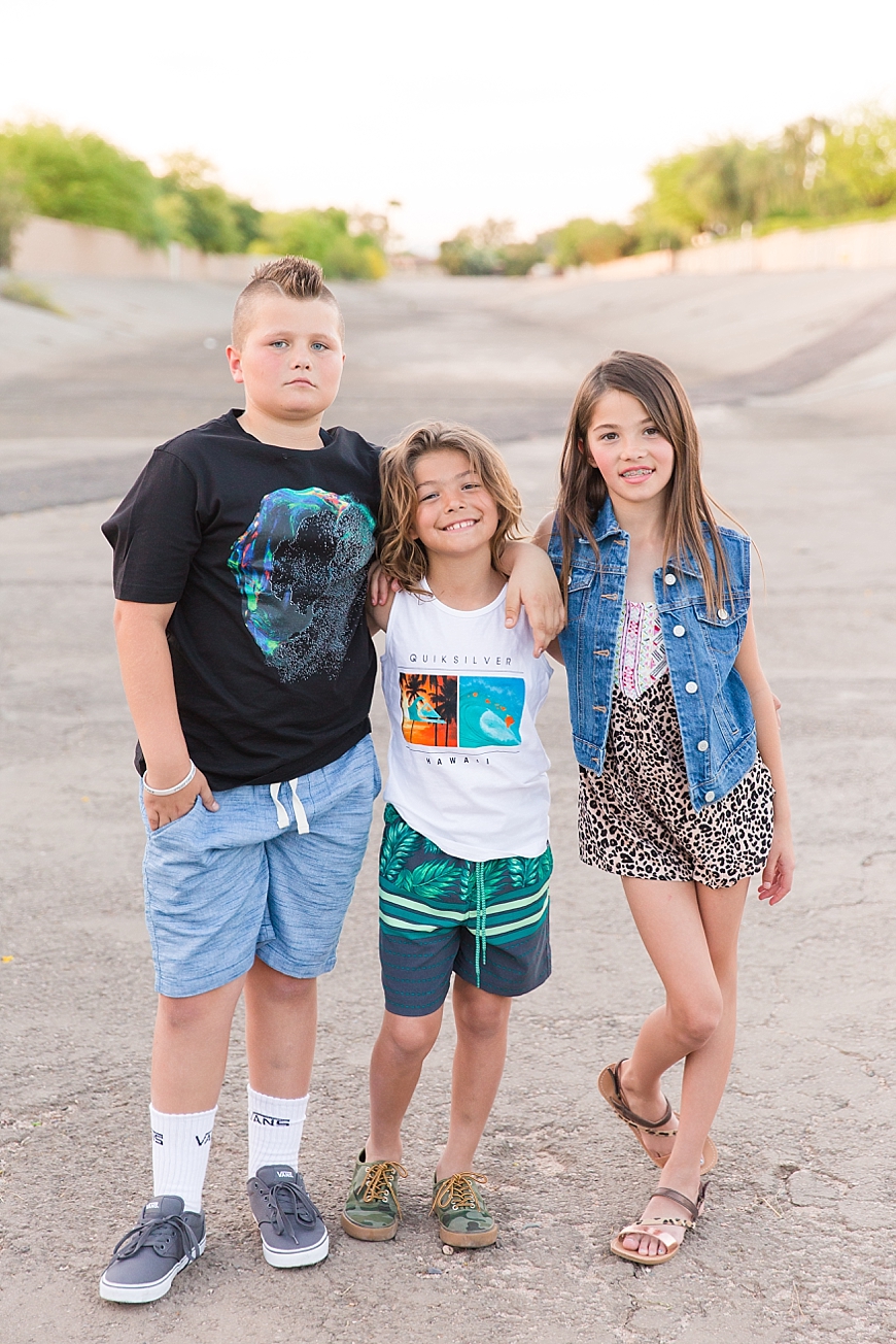 Leah Hope Photography | Scottsdale Arizona Urban Neighborhood Family Child Pictures