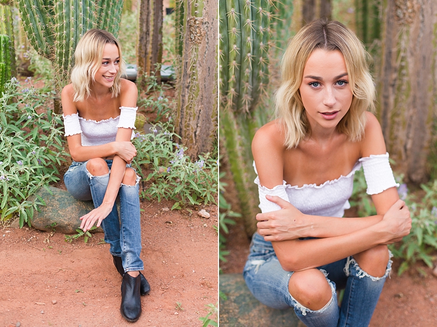 Leah Hope Photography | Scottsdale Phoenix Arizona Cactus Garden Fashion Model Pictures