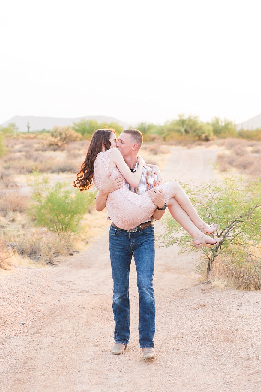 Leah Hope Photography | Phoenix Scottsdale Arizona Desert Engagement Couple Pictures