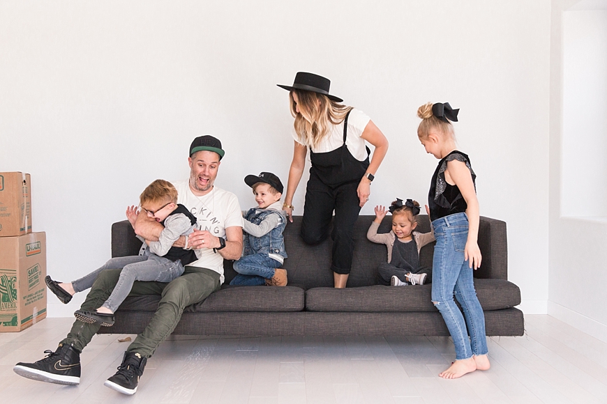 Leah Hope Photography | Scottsdale Phoenix Arizona Indoor Home Lifestyle Moving New Home Family Minimalistic Pictures