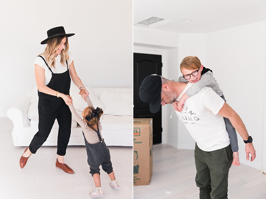 Leah Hope Photography | Scottsdale Phoenix Arizona Indoor Home Lifestyle Moving New Home Family Minimalistic Pictures