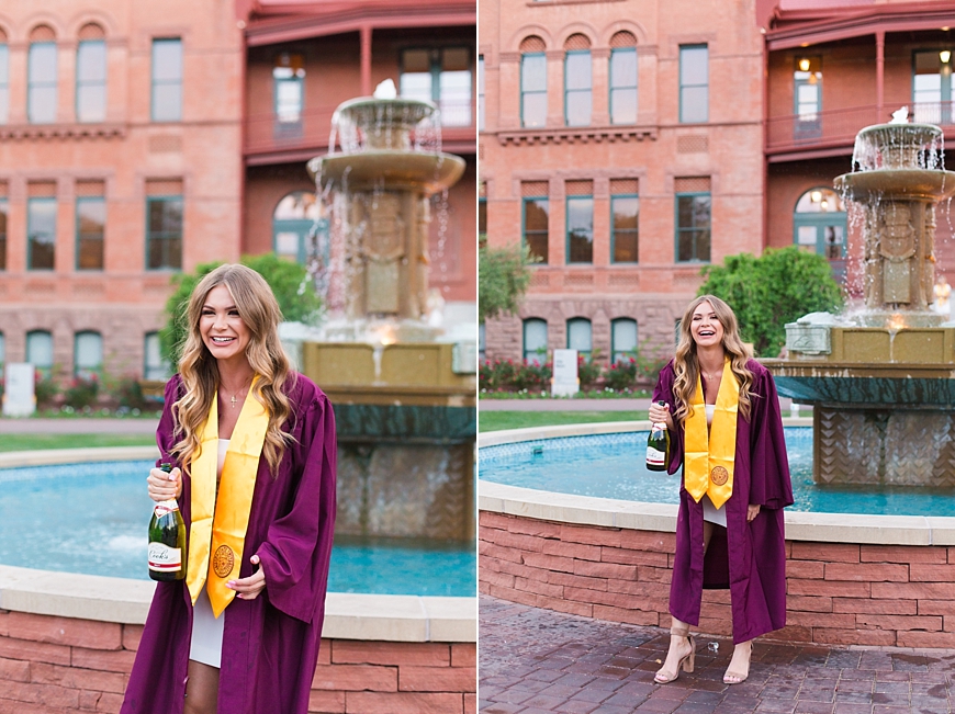 Leah Hope Photography | Scottsdale Phoenix Arizona ASU Tempe Old Main College Graduation Senior Pictures