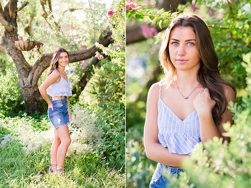 Leah Hope Photography | Phoenix Scottsdale Old Town Greenery High School Senior Pictures