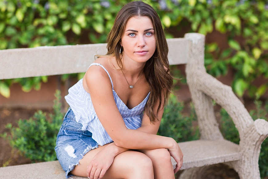 Leah Hope Photography | Phoenix Scottsdale Old Town Greenery High School Senior Pictures
