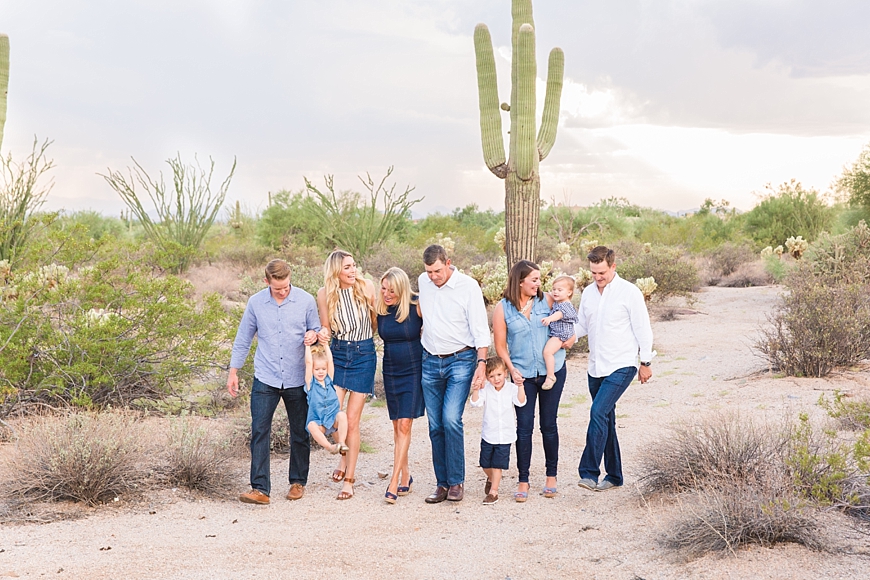 Leah Hope Photography | Scottsdale Arizona Saguaro Desert Family Pictures