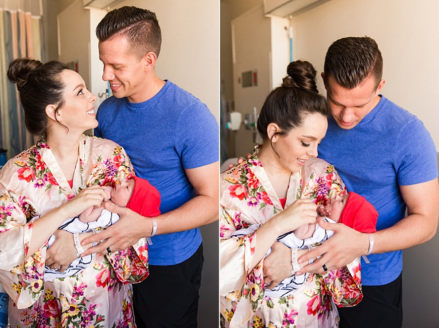 Leah Hope Photography | Phoenix Arizona Hospital Newborn Family Pictures