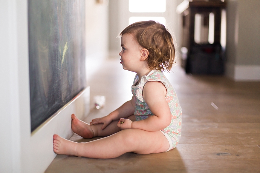 Leah Hope Photography | Home Playful Lifestyle Toddler Chalkboard Nightlight Pictures