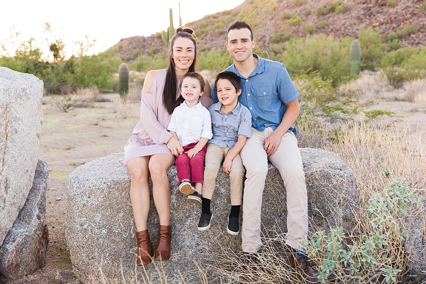 Leah Hope Photography | Phoenix Scottsdale Arizona Desert Family Pictures