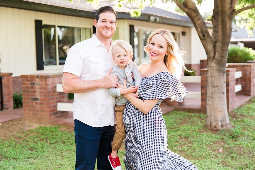 Leah Hope Photography | Central Phoenix Arizona Home Backyard Lifestyle Family Maternity Pictures