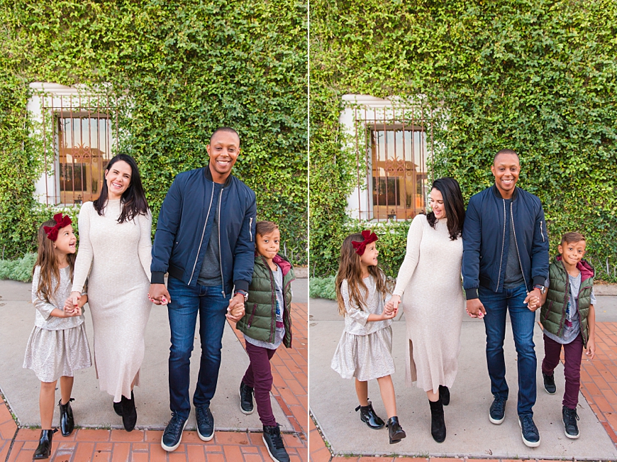 Leah Hope Photography | Old Town Scottsdale Arizona Vine Wall Family Pictures