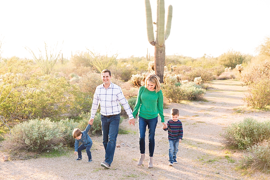 Leah Hope Photography | Scottsdale Phoenix Arizona Desert Cactus Saguaro Family Pictures