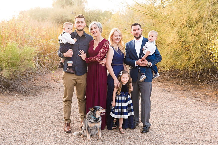 Leah Hope Photography | Scottsdale Phoenix Gilbert Arizona Riparian Preserve Family Christmas Pictures