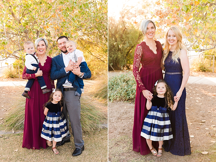 Leah Hope Photography | Scottsdale Phoenix Gilbert Arizona Riparian Preserve Family Christmas Pictures