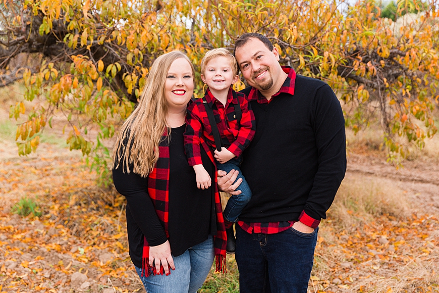 Leah Hope Photography | Phoenix Gilbert Arizona Schnepf Farm Christmas Tree Lot Fall Leaves Iceskating Family Pictures