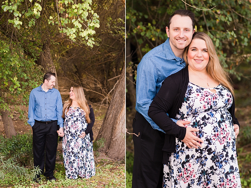 Leah Hope Photography | Scottsdale Phoenix Arizona Nature Maternity Bump Pregnancy Couple Pictures