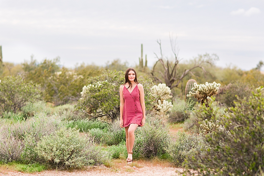 Leah Hope Photography | Scottsdale Phoenix Arizona Desert Nature Cactus Mountains High School Senior Pictures