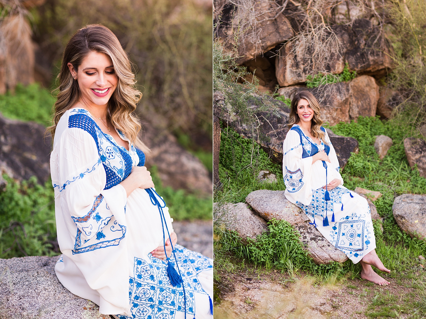 Leah Hope Photography | Phoenix Arizona Desert Cactus Lifestyle Home Maternity Pictures