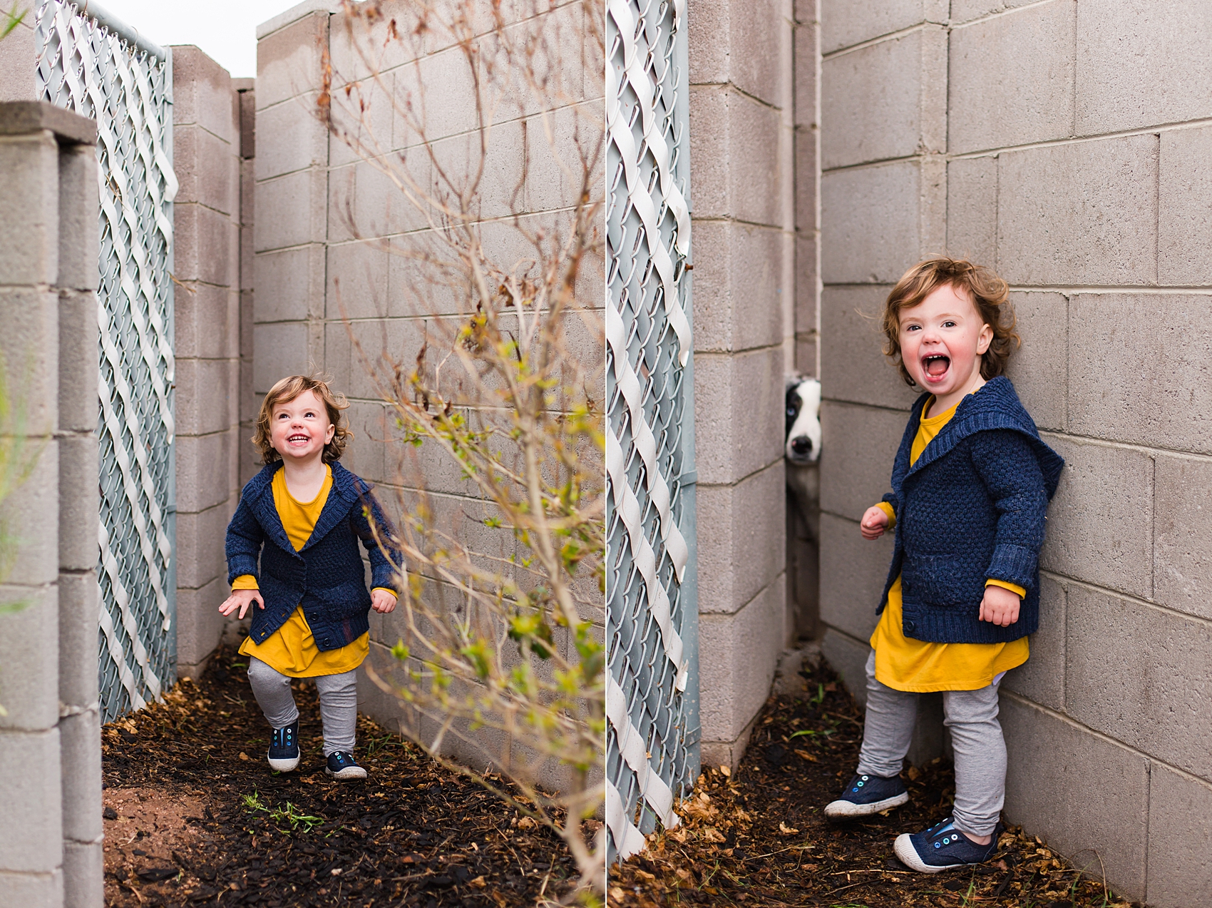 Leah Hope Photography | Phoenix Scottsdale Arizona Outdoor Rainy Day Clear Umbrella Toddler Lifestyle Pictures