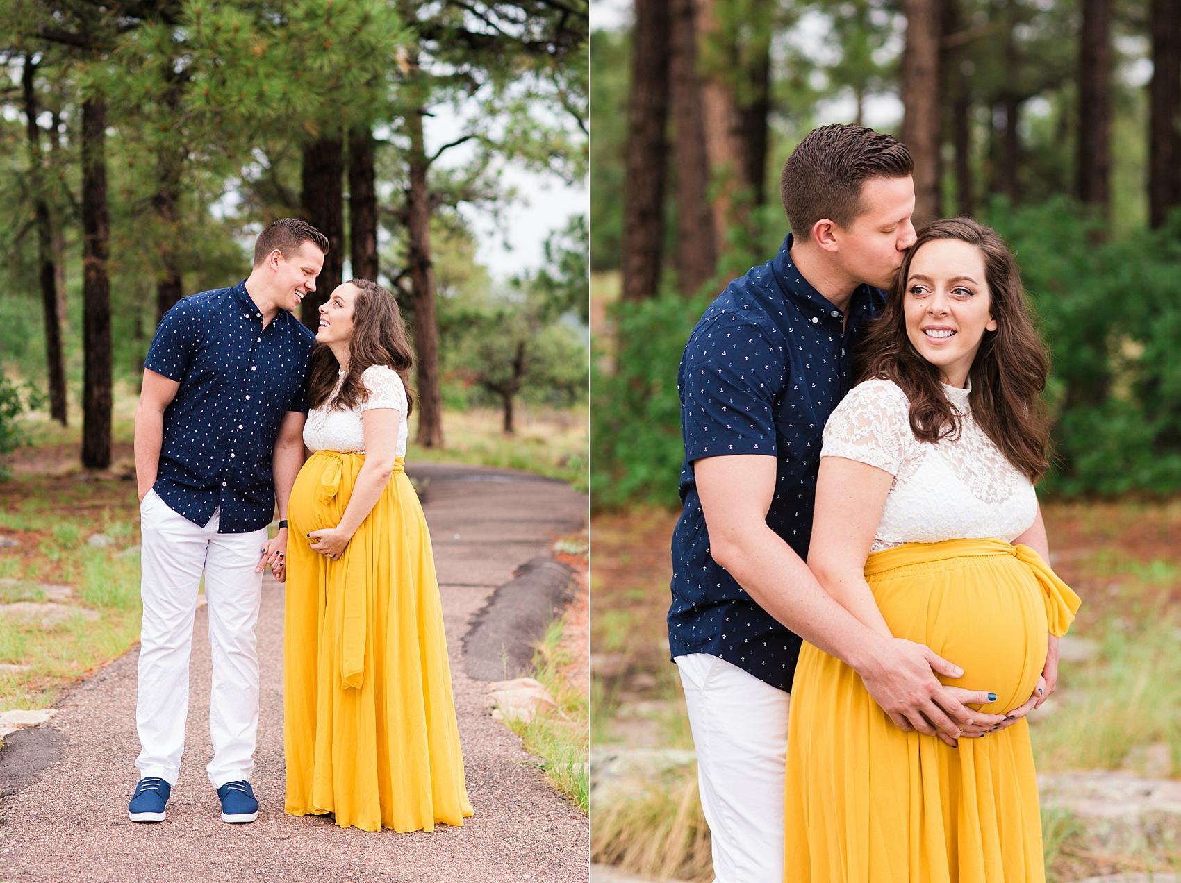 Leah Hope Photography | Payson Arizona Mogollon Rim Couple Maternity Pictures