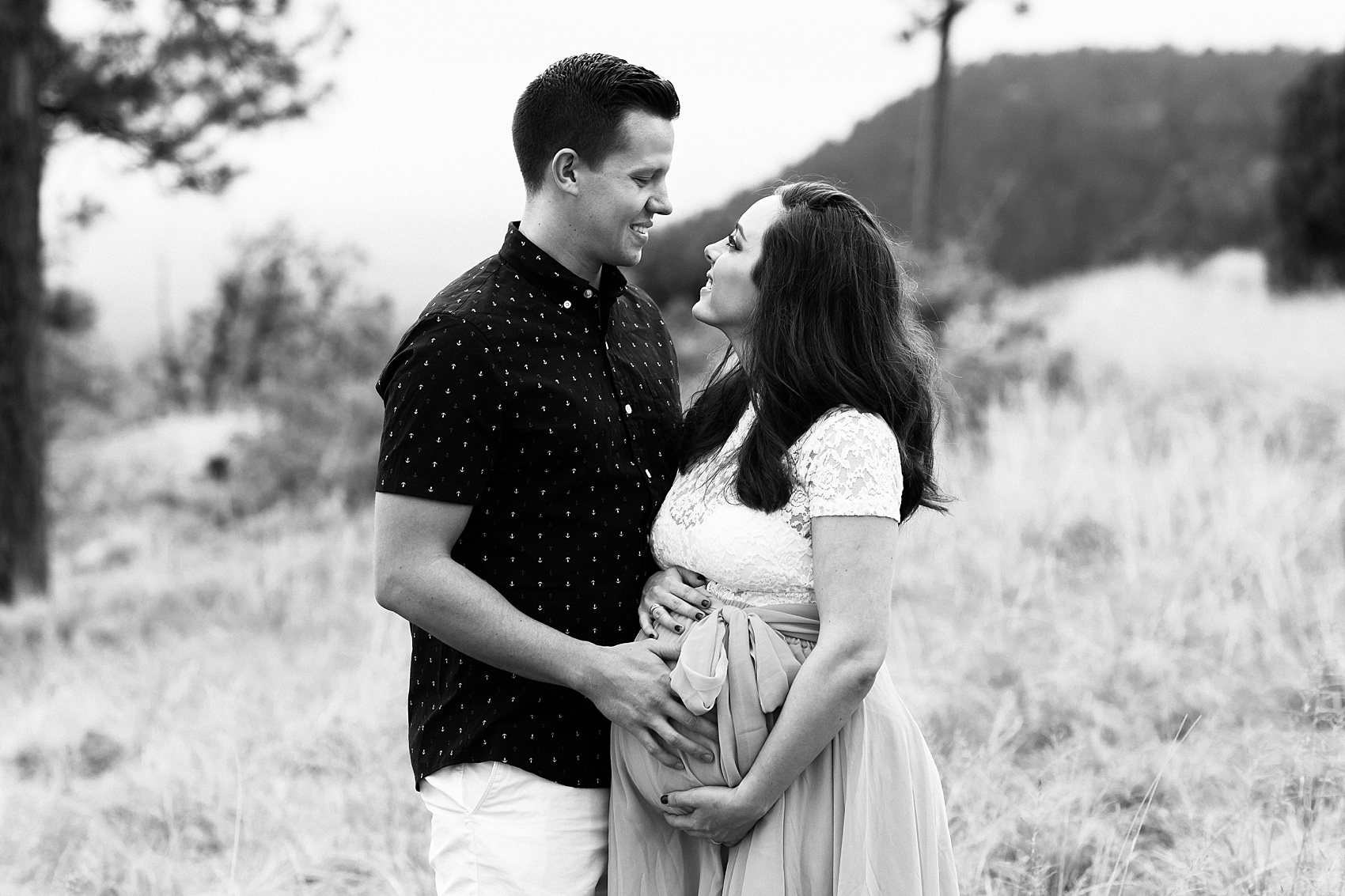 Leah Hope Photography | Payson Arizona Mogollon Rim Couple Maternity Pictures