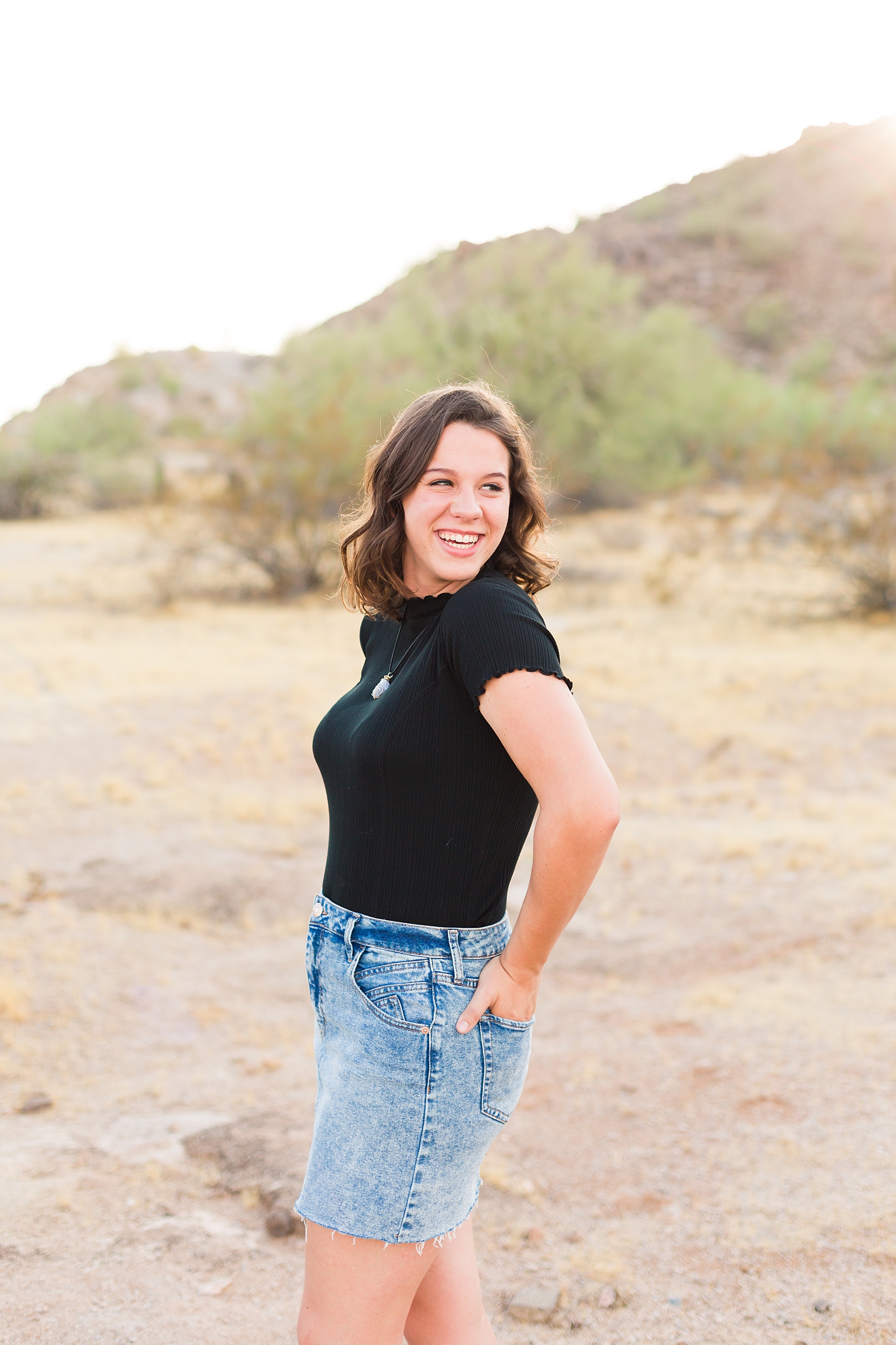 Leah Hope Photography | Phoenix Scottsdale Arizona | Desert Landscape Scenery | What to Wear | Senior Girl Poses | High School Senior | Graduation