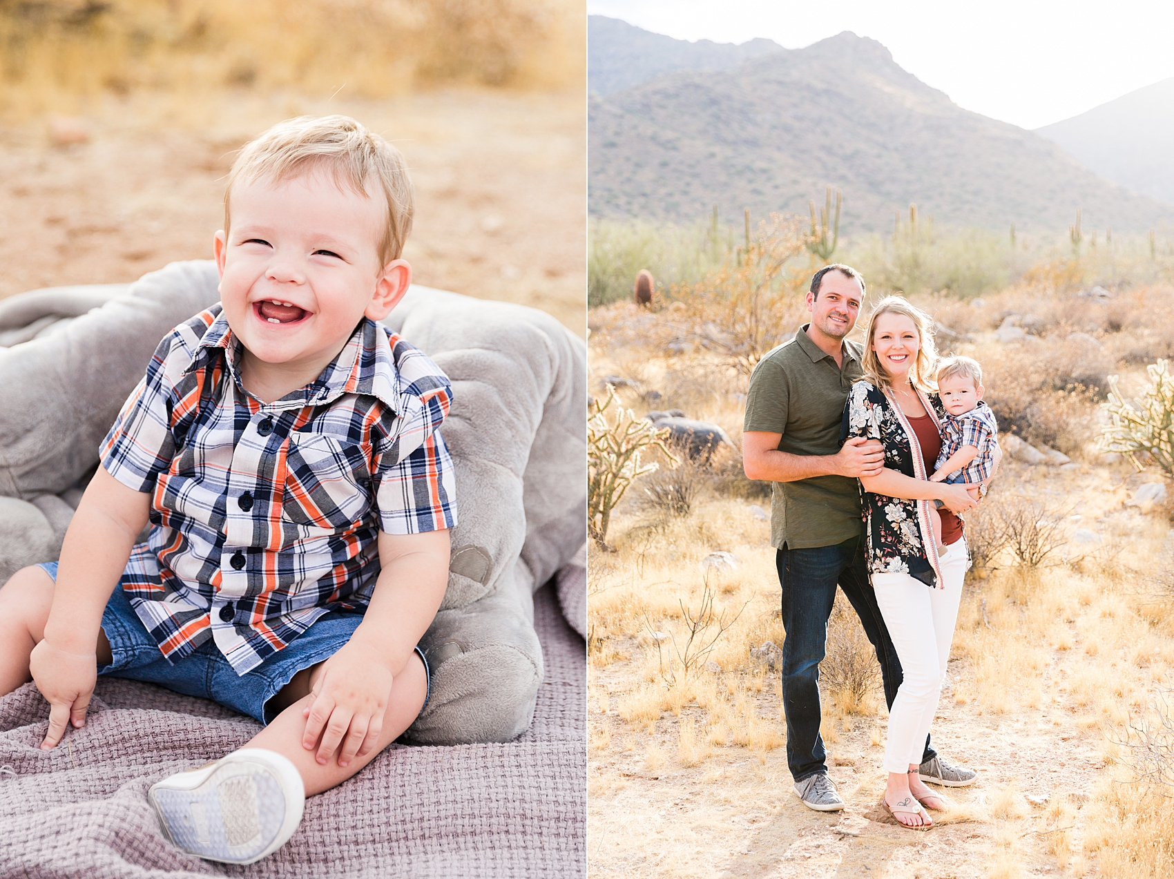 Leah Hope Photography | Scottsdale Phoenix Arizona | White Tank Mountains | Desert Landscape Scenery | Family Pictures | Extended | Baby 